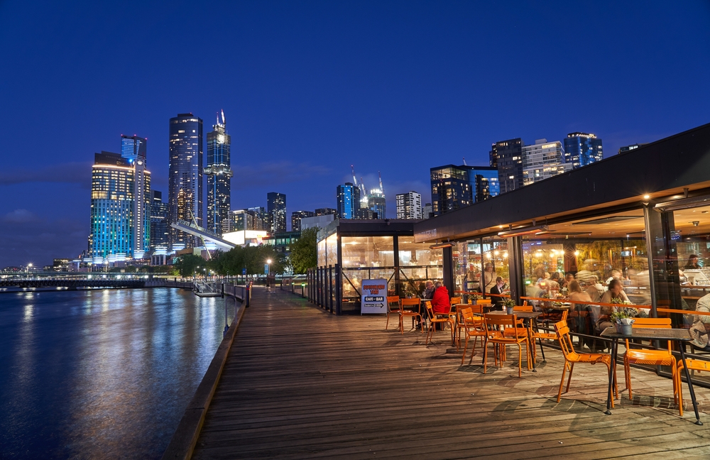 waterfront restaurants for NYE dinner